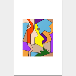 Cubist geometry 33 Posters and Art
